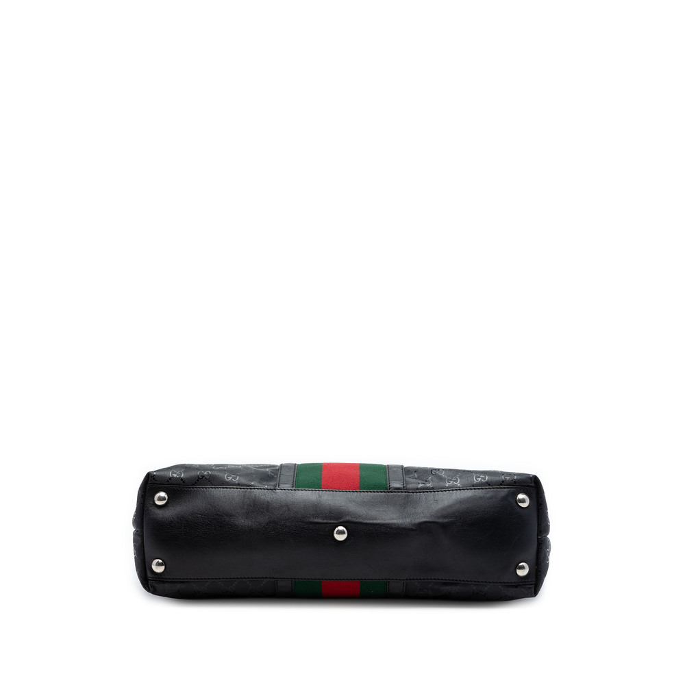 Pre-Loved Gucci Fiat 500 Large GG Imprime Web Tote - Picture 3 of 6